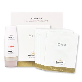 O HUI 오휘 데이쉴드 톤업 선블럭 유브이 포스 스페셜 세트 자외선차단 선패치 골프패치 OHUI Day Shield Tone Up Sunblock UV Force Special Set UV Protection Sun Patch Golf Patch