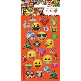 Paper Projects 01.70.06.131 Emoji Girls Foil Sticker Pack, Solid, Multi-Coloured