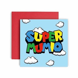 Huxters Birthday Cards for Women – Super Birthday Mum Happy Birthday Card for Birthday, Mother’s Day – Mum Birthday Card with Lovely Red Envelope – Funny Birthday Card (Mum)