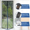 WochiTV Gray Magnetic Screen Door Fits Door Size 38" x