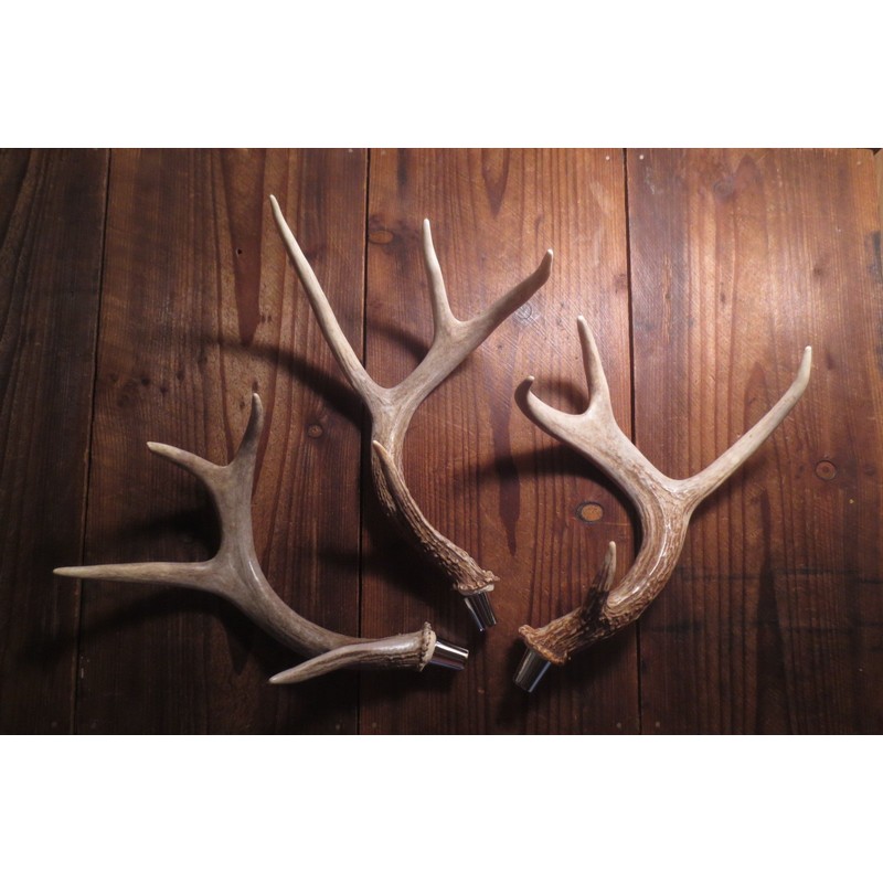 Real Whitetail Deer Antler Beer Tap Handle for Kegerators Keezers