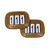 Competition Leather Number Holder 3 Digit for bridles and Saddle