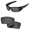 PapaViva Lenses Replacement for Oakley Gascan OO9014 Sunglasses Frame Black