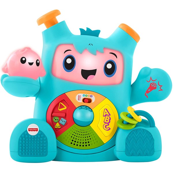 Fisher-Price Dance & Groove Rockit, Interactive Musical Infant Toy [], Multicolor (FNV41)