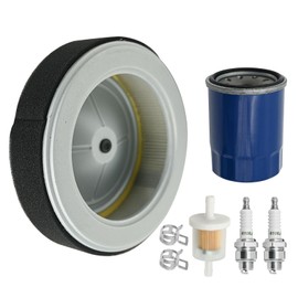Anxingo 15400-PLM-A02 Oil Filter 17210-Z6L-010 Air Filter Kit Replacement for Honda GX630 GX660 GX690 Small Engine Lawnmower Parts