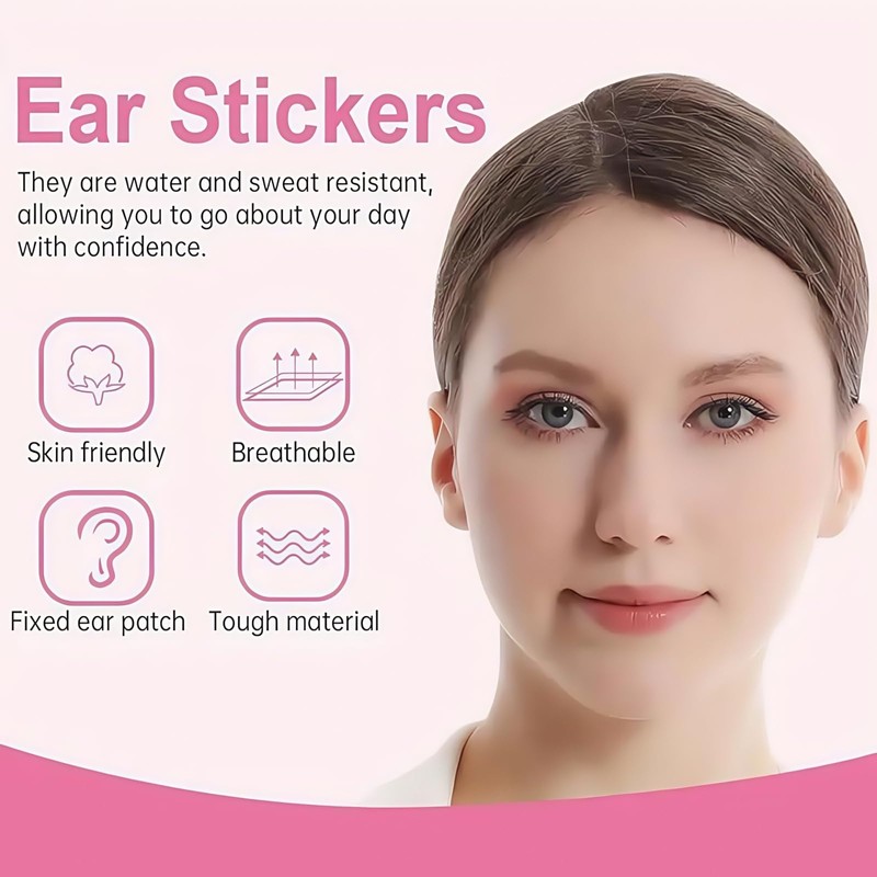 30PCS Cosmetic Ear Corrector,Solve Big Ear Problem with E-ar Stickers,E-ar