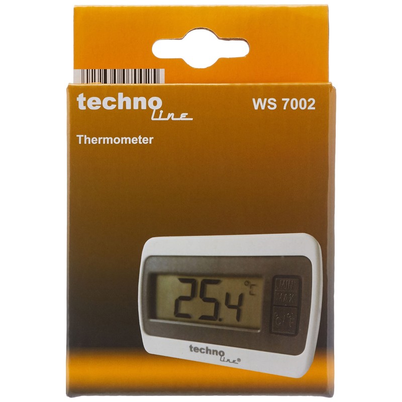 Technoline WS 7002 Thermometer, digital, Min/Max Temperaturanzeige, weiß, 6,0 x