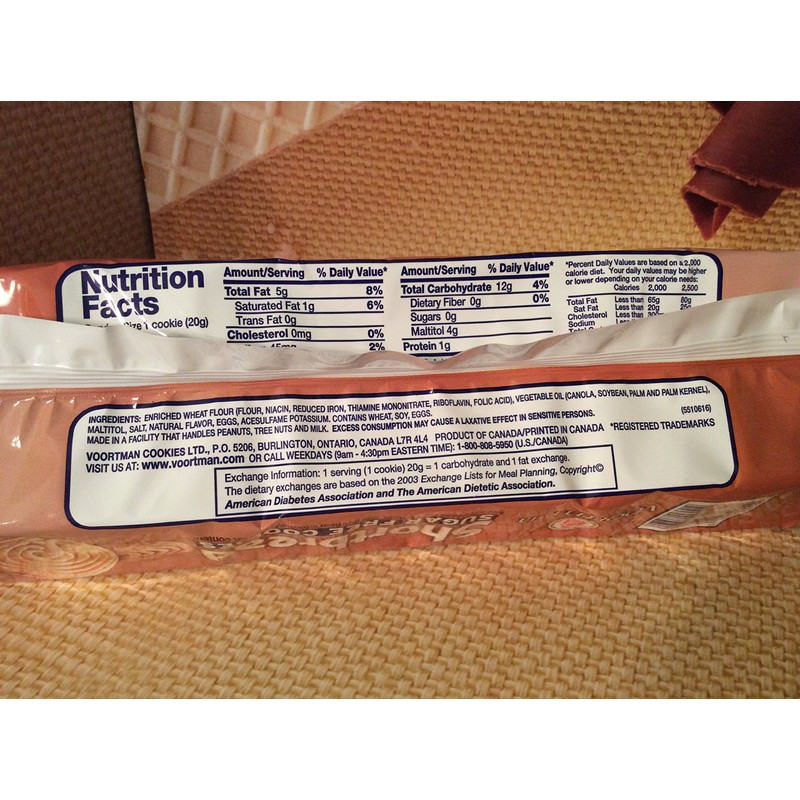 Shortbread sugar free cookies (4) pack