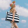 Bolsas de playa para mujer, bolsa grande impermeable con cierre,