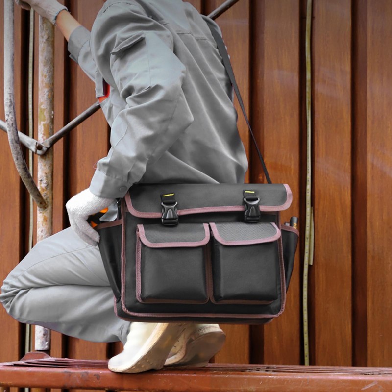 Electrician Tool Bag Large Capacity Thickened Oxford Cloth Messenger Bag