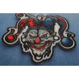 Ivamis Scary Jester Clown Patch - 4x4 inch - P7575