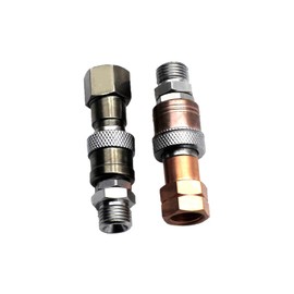 YBMTE Upgraded Oxy Acetylene Quick Connects, Oxy-Fuel to Torch Quick Connect Fittings, Hose to Torch Connect Kit, Cutting Torch Hose Quick Connect Sets, 1 Year Warranty