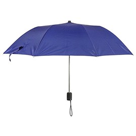 CHEETAH LEISURE Dark Blue Polyester Folding Pocket or Handbag Umbrella