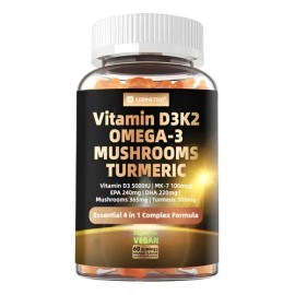 Lerinettia Gomitas Vitamina D3 5000 Ui + K2 Veganas Omega 3