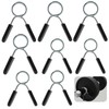 OMASUNB 8pcs Barbell Clamps 1 Inch, 4 Pcs 24mm and