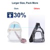 PACKISM Clear Sling Bag - Clear Sling Bag Stadium Approved