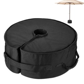 Umbrella Weights, Fillable Round Sand Bags for Umbrella Base, Heavy Duty Umbrella Base Weight for Outdoor Patio Beach
