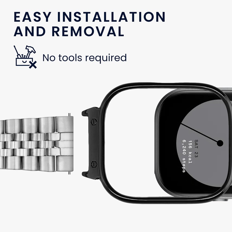 [kwmobile] 4x Connector Compatible with CMF by Nothing Watch Pro