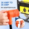 Nilight 30 Amp to 30Amp RV Power Adapter 3Prong Generator
