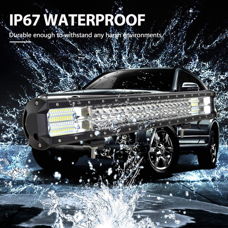 Willpower 23 inch 324W LED Light Bar Triple Row Spot