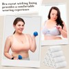 YLOLUL 10 Pcs 18x3 Inch Cotton Bra Liners Under Bra