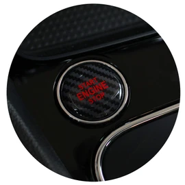 Gel Emblem Start Stop Button Cover Sticker Keyless GO Carbon Pressure Switch Button Cover Ignition – Finest Folia Start Button