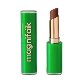 Magnifaik Beijo Luminous Moisturizing Lipstick - Lip Makeup with Natural Ingredients - Mango Butter and Acai Oil Lipstick for Women - Cacao - 0.1 oz