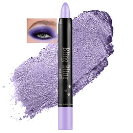Eyeshadow Pencil, Glitter Eyeshadow, Shimmer Eyeshadow, Eyeshadow Glitter Pen, 15 Colors Glitter Eyeshadow Pencil Ultra Pigmented Makeup Eye Shadow Powder, Fluorescent Purple