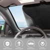 Jimen Car Windshield Sun Shade Window Visor Compatible with Ford