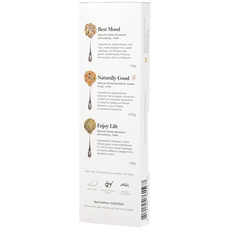 GOURMANITY Tea Sampler Gift Set Various Flavors - Flower Tea