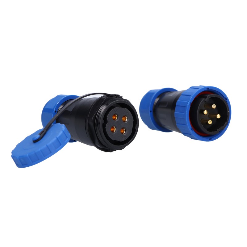 Aviation Plug Socket IP68 Waterproof Solderless Male Female Pair Connector