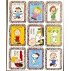PEANUTS SNOOPY & FRIENDS, POSITIVE MESSAGES, ONE SHEET BEAUTIFUL STICKERS