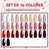 Kit De 21 Esmaltes De Uñas En Gel Tools De
