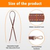 Strap for Longchamp Mini Bag Strap, Brown Leather Adjustable Handbag
