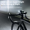 ROCKBROS Bike Lights 10000mAh USB-C Rechargeable Bike Lights for Night