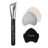 Piccasso FB33 Tapping Cover Foundation Brush Set (+Mixing Palette +