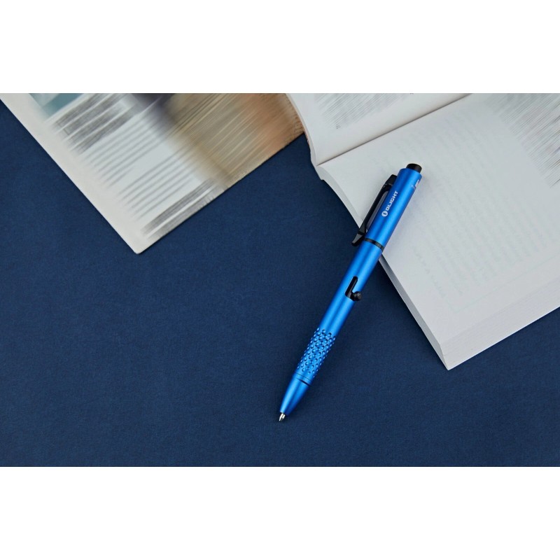 Olight Open Glow Blue Rechargeable Penlight, LED/Green Laser, 120 Lu,