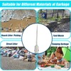 Trash Pickup Tool,48Inch Trash Picker Upper Grabber High-Duty Stainless Steels