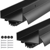 MorningRo 2 Pcs 1-3/4" x 36" U Shaped Aluminum Door