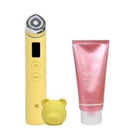 Medicube Booster Pro Lemon + Barehead Cap + 1 Booster Gel Domestic Model / 부스터프로레몬+베어헤드캡+부스터젤1개 국내모델