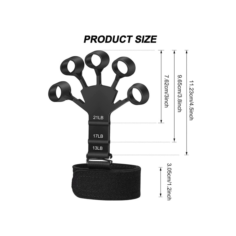 2 Pack Finger Strength trainer- Adjustable Resistance From 13 to