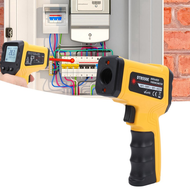 DT8550E 50℃550℃ NonContact Infrared Thermometer Temp IR Meter Digital Temperature