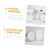 Beavorty 2Pcs Reusable Moisturizer Pump Dispenser Bottles Compact Cream Containers