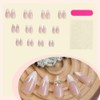 French Tip Press on Nails Almond Medium Artificial Acrylic Fingernails