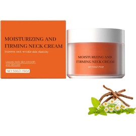 Crema para el Cuello - Reafirmante y Lifting, Crema con Colágeno y Extracto de Manzanilla - Hidratante Iluminador para Cuello y Escote, para Líneas Finas y Piel Seca y Flácida (50g)