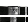 2Stoned Fabric Belt Canvas Belt Unisex Matte Folding Buckle 4