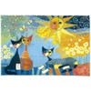 Fridolin 18861 Rosina Wachtmeister Dolce Vita Cleaning Cloth for Glasses, Chiffon, 18 x 12.5 x 1 cm Multicoloured