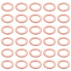 Sealing Ring 30Pcs M8 x 12mm x 1mm Metal Washers