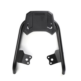 Mokuo Motorcycle Luggage Rack in Heavy Iron Material Compatible with Honda Navi 2022 2023,Black Color