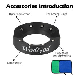 WodGod WodGod Bowling Ball Spinner-High Performance Ball Polisher & Cleaner,Precision Maintenance for Optimal Performance,Bottom Anti-Skid Pad,Suitable for All Ball Types,Durable & Easy to Use